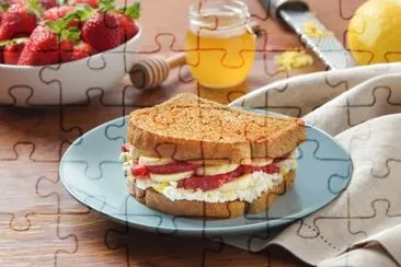 Strawberry   Banana Sandwich jigsaw puzzle