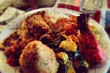 Food jigsaw puzzle