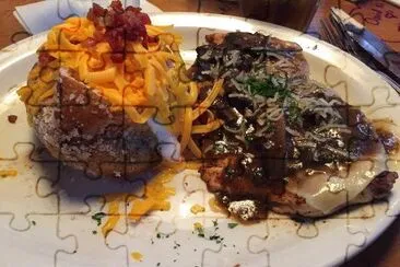 Food jigsaw puzzle