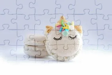 unicorn macarons jigsaw puzzle