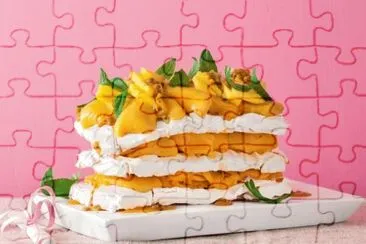 Mango Meringue Tart jigsaw puzzle