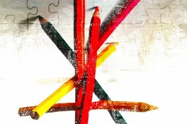 crayons jigsaw puzzle