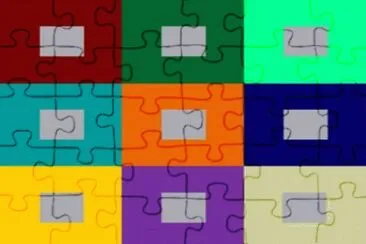 draw jigsaw puzzle