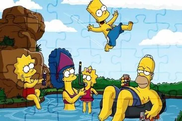 פאזל של os Simpsons
