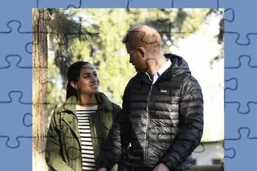 פאזל של Meghan y Harry