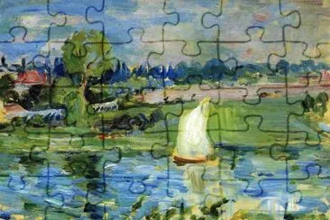 Berthe Morisot bateaux Ã  voile jigsaw puzzle