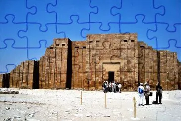 Antiguo templo en Memphis, Egipto.