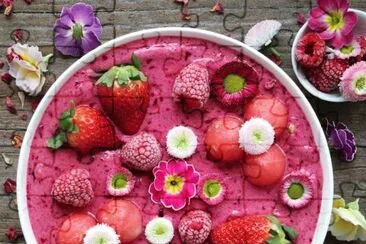 Red Fruits Smoothie jigsaw puzzle