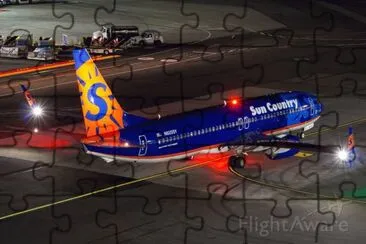 Sun Country Airline Boeing 737-800 Estados Unidos jigsaw puzzle