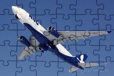 MNG Airlines Airbus A330-200 Turquia jigsaw puzzle