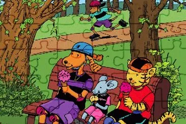 cartoon jigsaw puzzle