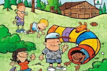 cartoon jigsaw puzzle