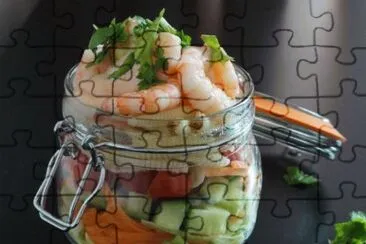Jar Salad Shrimp