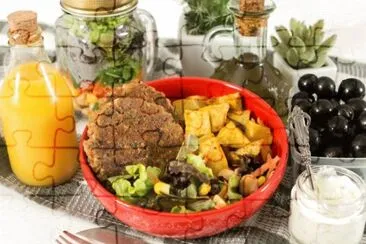 Burger   Salad