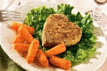 Burger Heart   Carrot