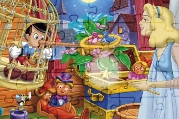 cartoon jigsaw puzzle