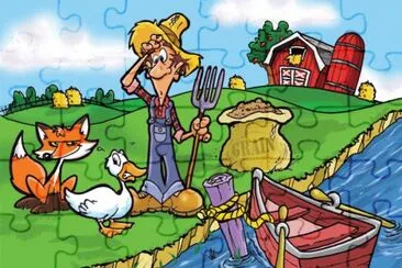 cartoon jigsaw puzzle
