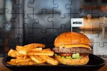 Burger jigsaw puzzle