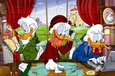 cartoon jigsaw puzzle