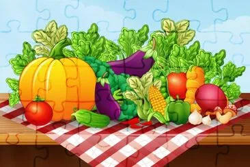 Cartoon jigsaw puzzle
