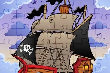 Cartoon jigsaw puzzle