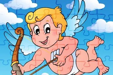 Cartoon jigsaw puzzle