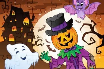 Cartoon jigsaw puzzle