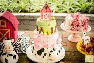Cake jigsaw puzzle