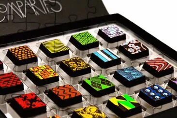 Chocolate jigsaw puzzle