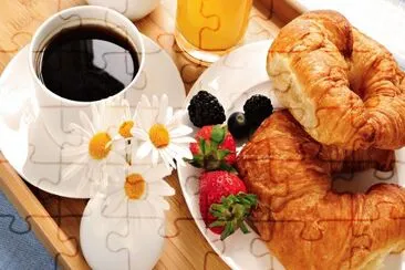 Croissant jigsaw puzzle