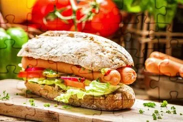 Double Hot Dog jigsaw puzzle