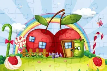 Cartoon jigsaw puzzle
