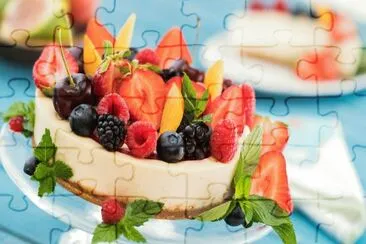 Fruits Cheesecake jigsaw puzzle