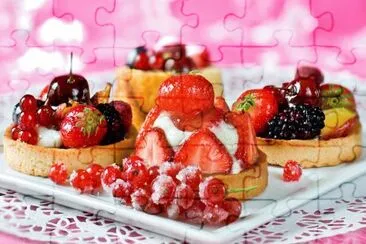 פאזל של Fresh Fruits Tartelette