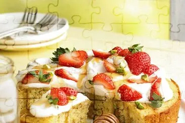 פאזל של Strawberry   Honey Cake