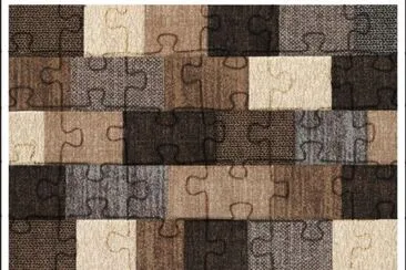 Tapis jigsaw puzzle
