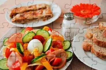 Breakfast jigsaw puzzle