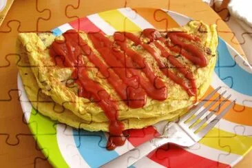 Omelette jigsaw puzzle
