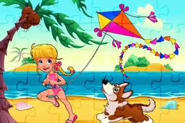 Cartoon jigsaw puzzle