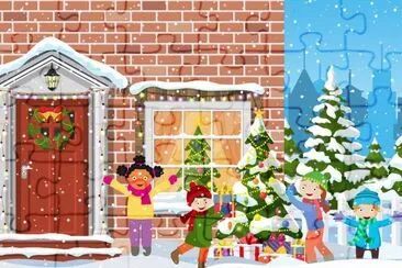 cartoon jigsaw puzzle