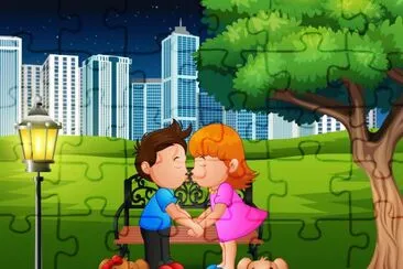 cartoon jigsaw puzzle