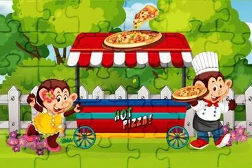 cartoon jigsaw puzzle