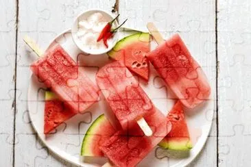 Watermelon Ice Pops
