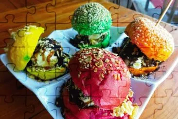 Ice Color Burger jigsaw puzzle