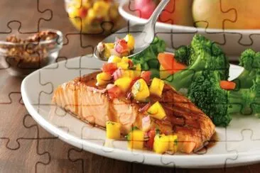 פאזל של Salmon Grilled