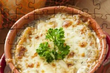 פאזל של Gratin Soup With Cheese