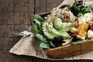 Salad jigsaw puzzle
