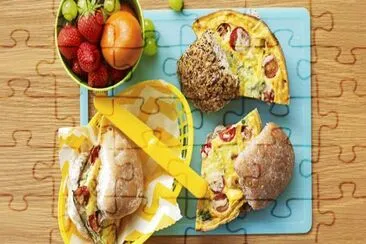 Omelettes Bread Kids jigsaw puzzle