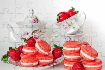 פאזל של macarons