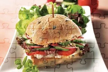 Vegetable Sandwich jigsaw puzzle